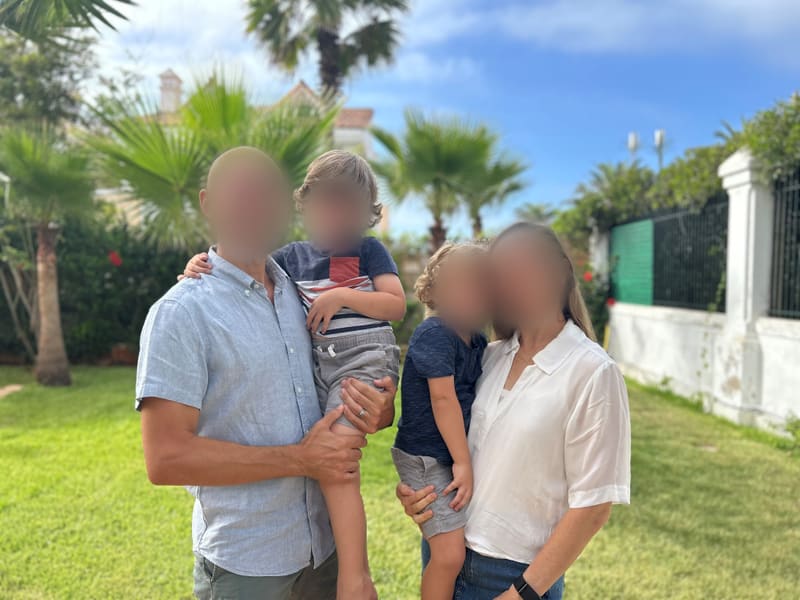David & Blair and family