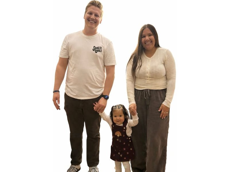 Trenton Walker and family
